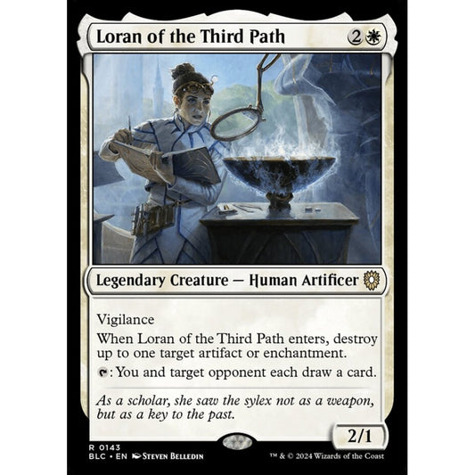 Loran of the Third Path, 143, rare, Magic: The Gathering, Bloomburrow