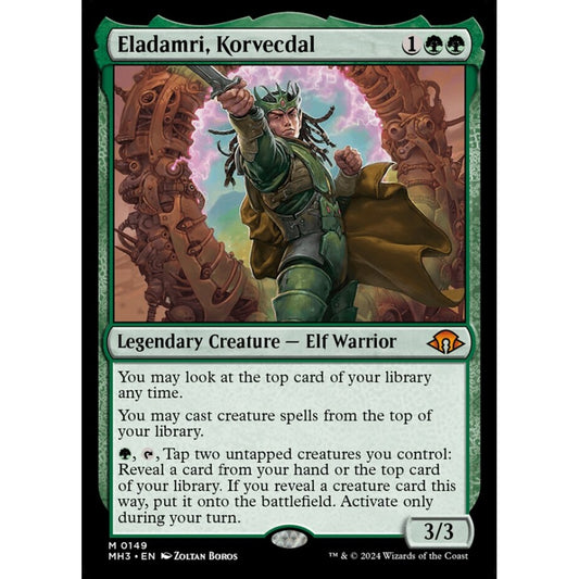 Eladamri, Korvecdal, 149, mythic, Magic: The Gathering, Modern Horizons 3