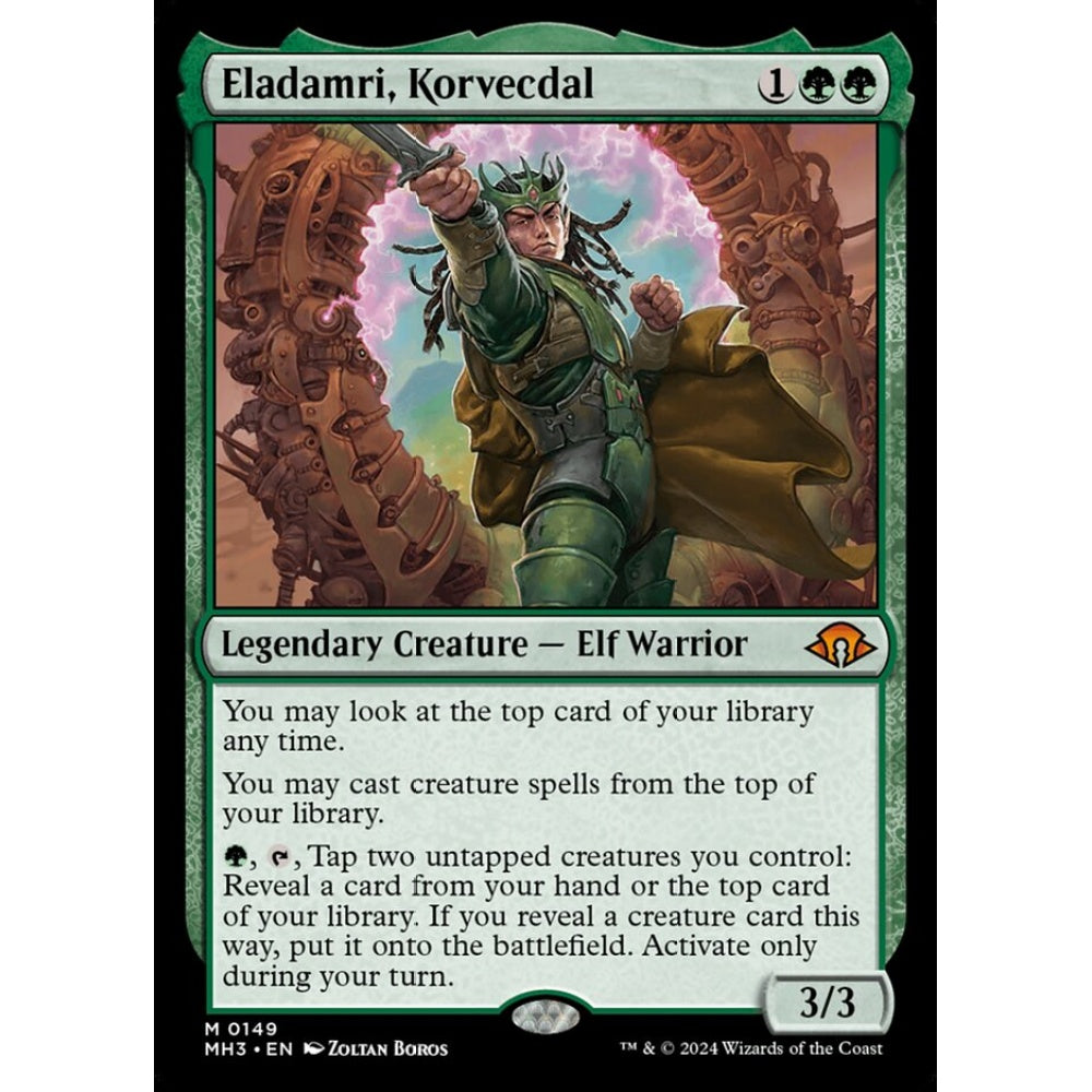 Eladamri, Korvecdal, 149, mythic, Magic: The Gathering, Modern Horizons 3