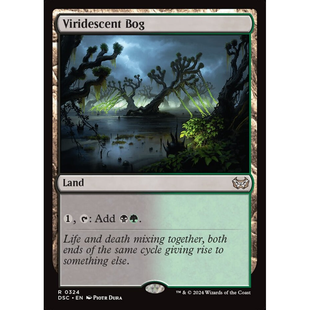 Viridescent Bog, 324, rare, Magic: The Gathering, Duskmourn: House of Horror