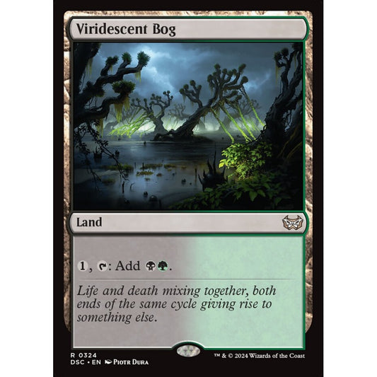 Viridescent Bog, 324, rare, Magic: The Gathering, Duskmourn: House of Horror