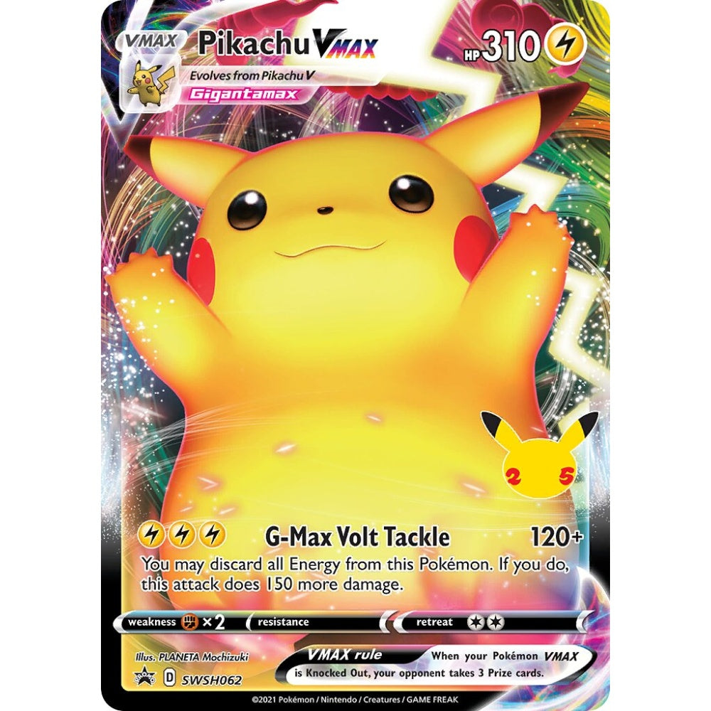 Pikachu VMAX Promo SWSH062 Pokemon Card Game Sword & Shield Promos