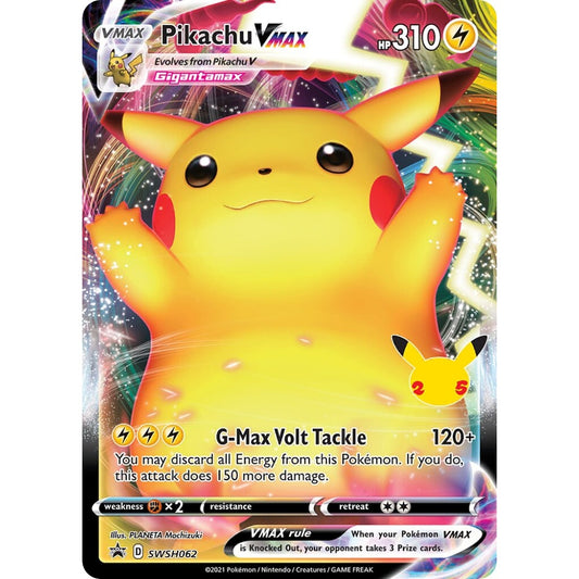 Pikachu VMAX Promo SWSH062 Pokemon Card Game Sword & Shield Promos