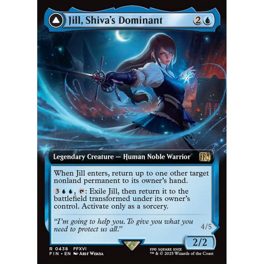 Jill, Shiva's Dominant // Shiva, Warden of Ice rare 438 Magic the Gathering Final Fantasy