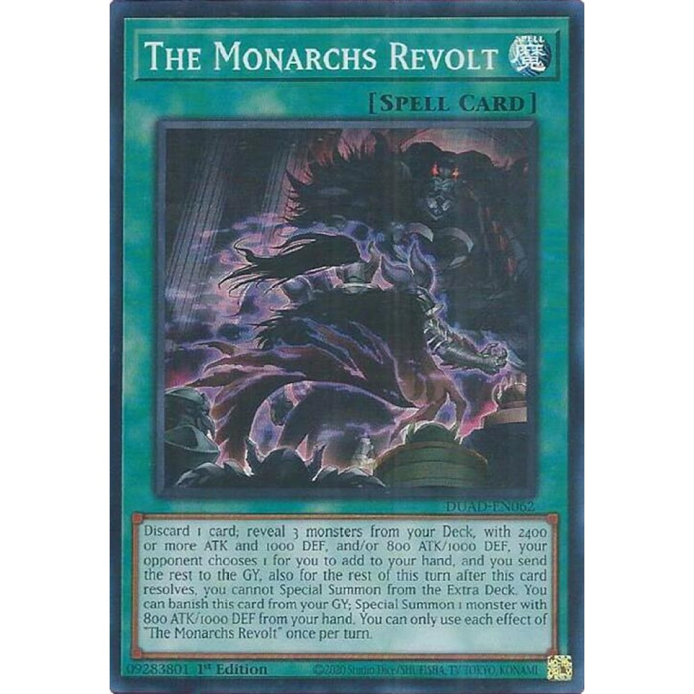 The Monarchs Revolt DUAD-EN062 Super Yu-Gi-Oh Duelist's Advance