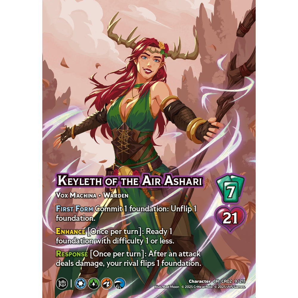 Keyleth of the Air Ashari, 9/211, CR02, Universus, Critical Role: Heroes Of Exandria, Character, CH