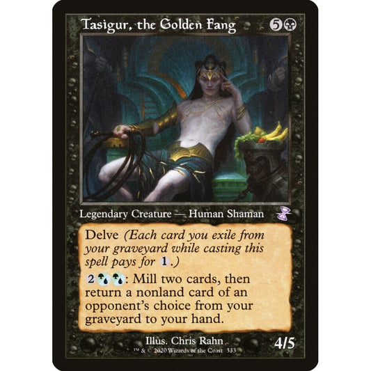 Tasigur, the Golden Fang special 333 Magic the Gathering Time Spiral Remastered