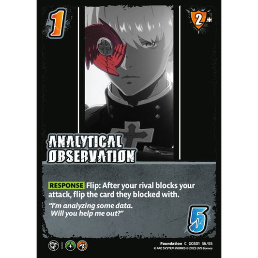 Analytical Observation 56/85 Universus Card Game Guilty Gear -Strive- C Non-Foil