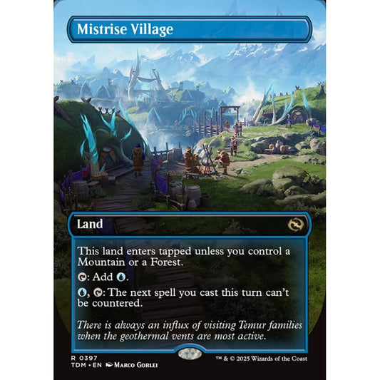 Mistrise Village rare 397 Magic the Gathering Tarkir: Dragonstorm