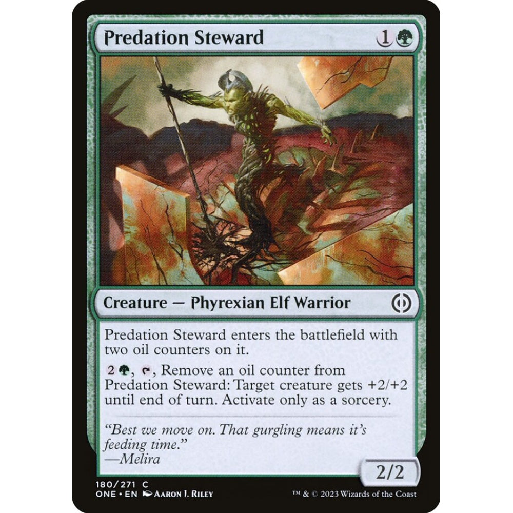 Predation Steward, common, 180, Magic the Gathering, Phyrexia: All Will Be One