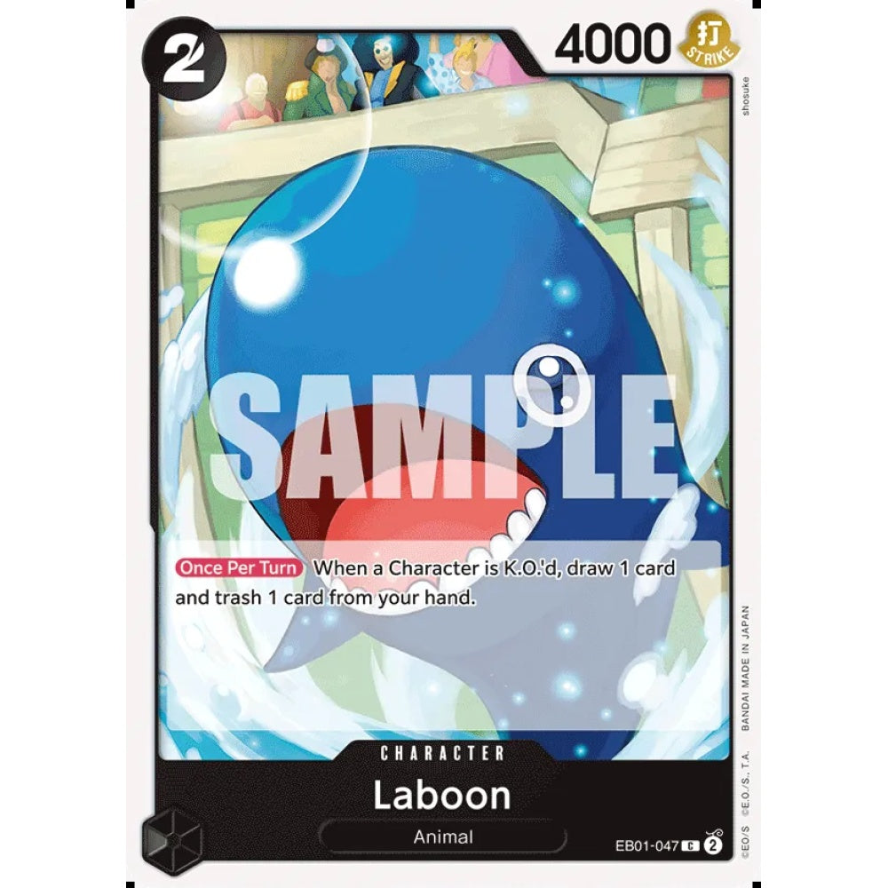 Laboon, EB01-047, Common, One Piece, Memorial Collection