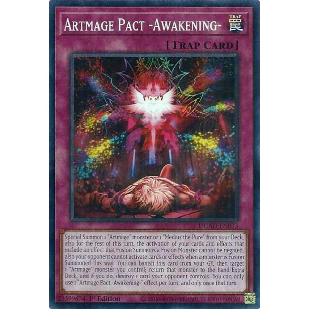 Artmage Pact -Awakening- DUAD-EN075 Common Yu-Gi-Oh Duelist's Advance