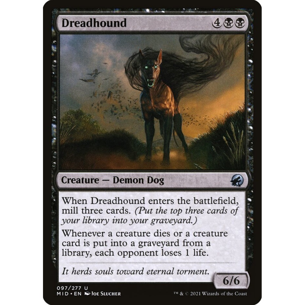 Dreadhound uncommon 97 Magic the Gathering Innistrad: Midnight Hunt