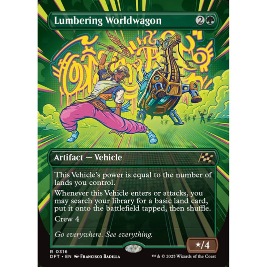 Lumbering Worldwagon, 316, rare, Magic: The Gathering, Aetherdrift