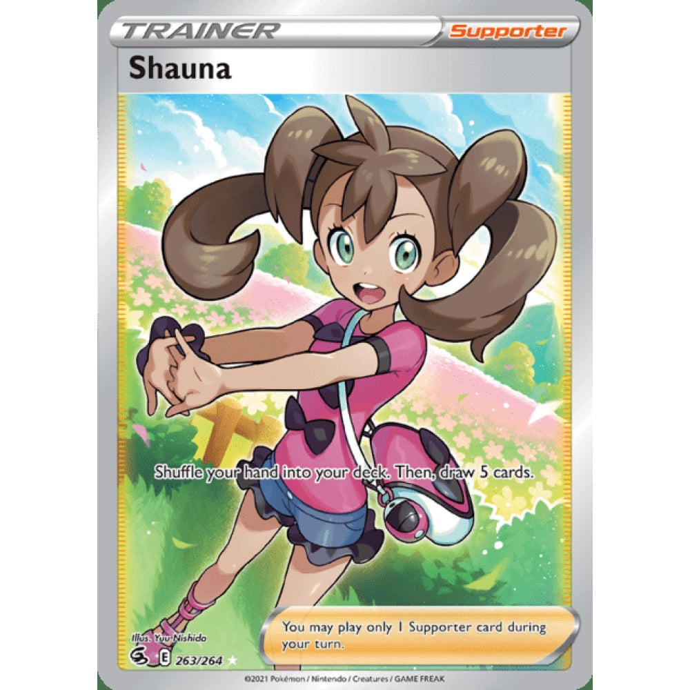 Shauna Full Art 263/264 Pokemon Card Game Fusion Strike