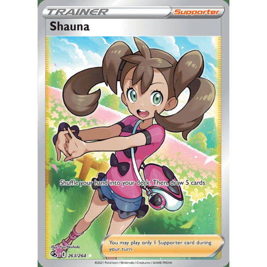 Shauna Full Art 263/264 Pokemon Card Game Fusion Strike