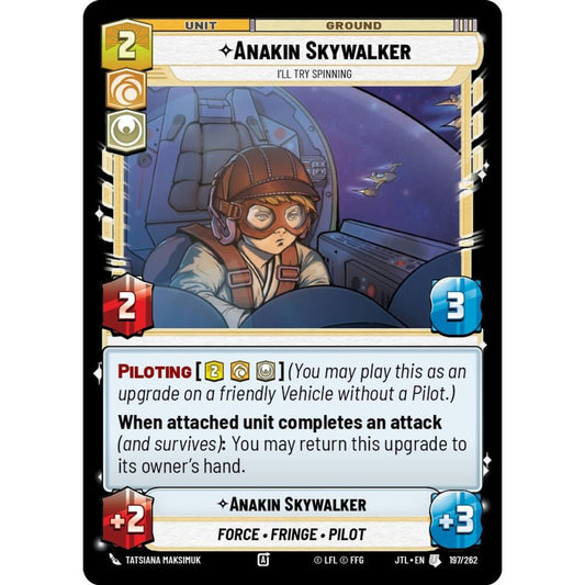 Anakin Skywalker, U, JTL 197), Star Wars Unlimited