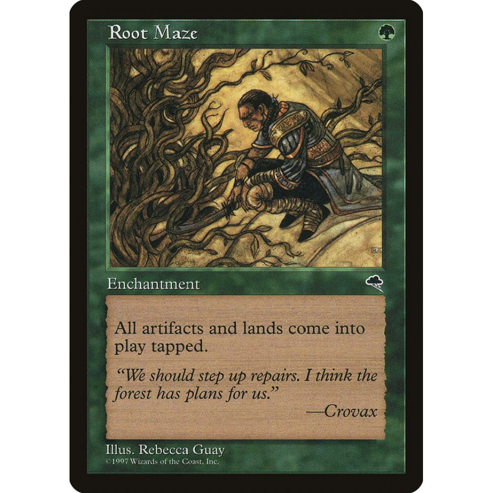 Root Maze rare 250 Magic the Gathering Tempest Spanish