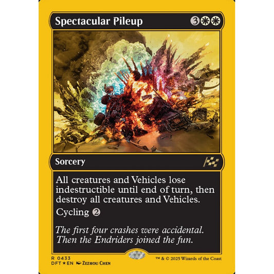 Spectacular Pileup, 433, rare, Magic: The Gathering, Aetherdrift