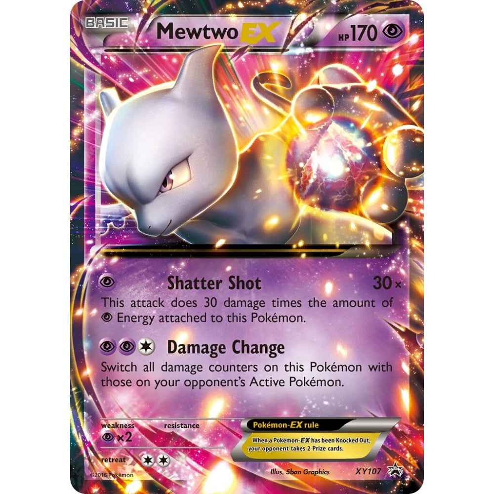 Mewtwo-EX Promo XY107 Pokemon Card Game XY Promos
