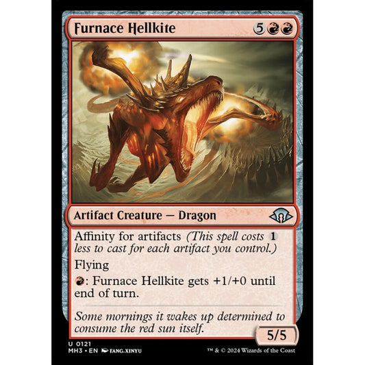 Furnace Hellkite, 121, uncommon, Magic: The Gathering, Modern Horizons 3