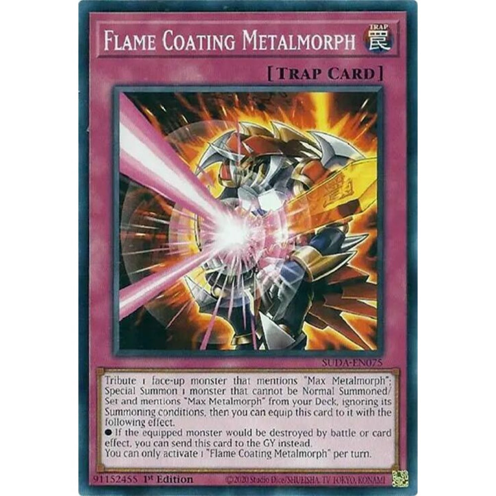 Flame Coating Metalmorph SUDA-EN075 Common Yu-Gi-Oh Supreme Darkness