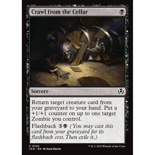 Crawl from the Cellar, 102, common, Magic: The Gathering, Innistrad Remastered