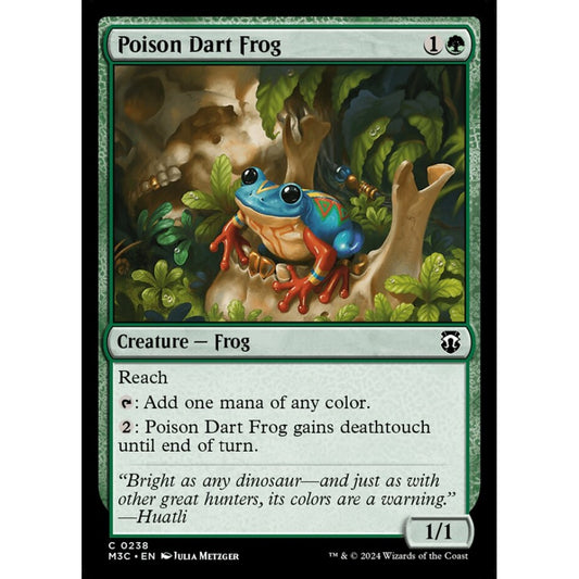 Poison Dart Frog, 238, common, Magic: The Gathering, Modern Horizons 3