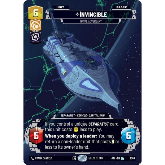 Invincible, L, JTL 1040) Prestige, Star Wars Unlimited
