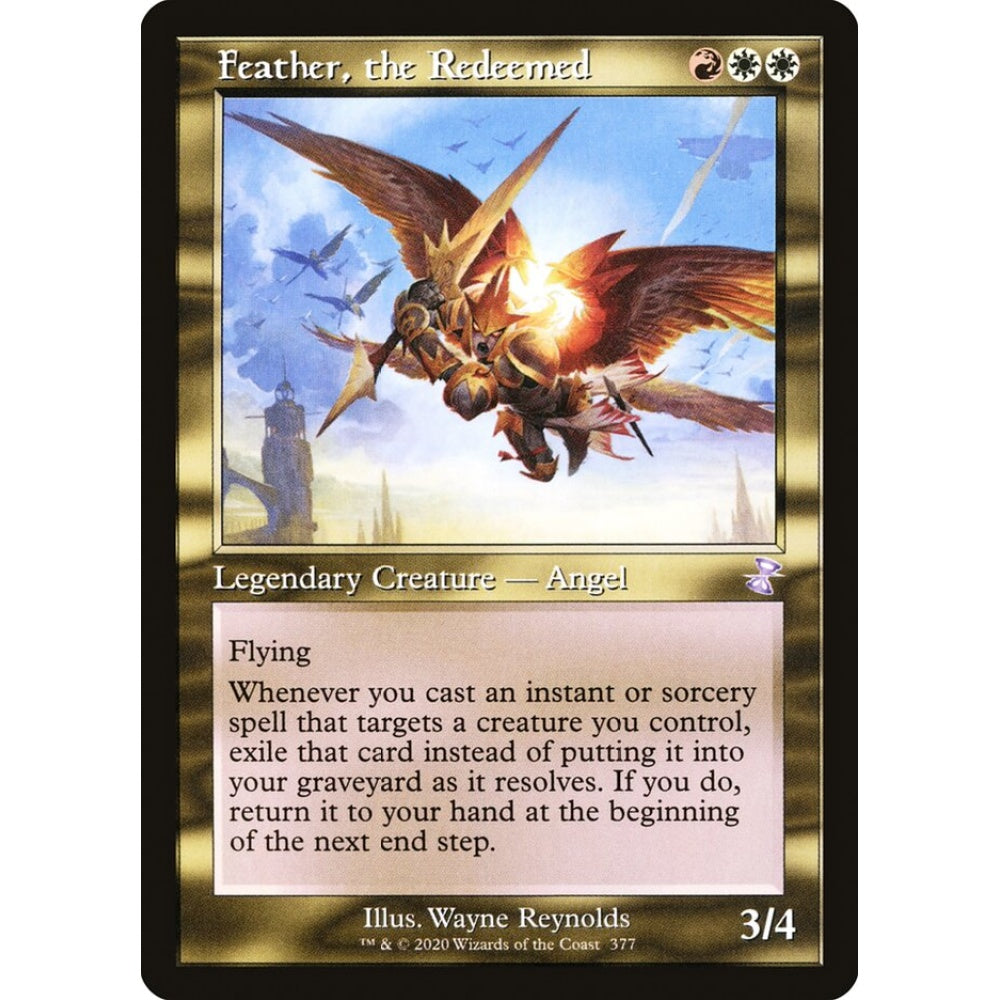 Feather, the Redeemed special 377 Magic the Gathering Time Spiral Remastered