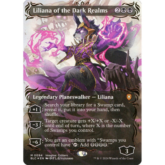 Liliana of the Dark Realms, 94, mythic, Magic: The Gathering, Bloomburrow