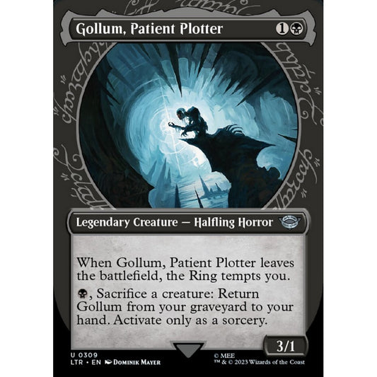 Gollum, Patient Plotter, uncommon, 309, Magic the Gathering, The Lord of the Rings: Tales of Middle-earth