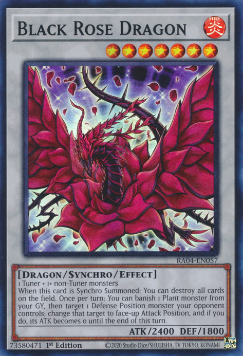 Black Rose Dragon TN23-EN014 QCR Quarter Century Secret Rare Yu-Gi-Oh 25th Anniversary Tin: Dueling Heroes in Art