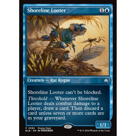 Shoreline Looter, 382, uncommon, Magic: The Gathering, Bloomburrow