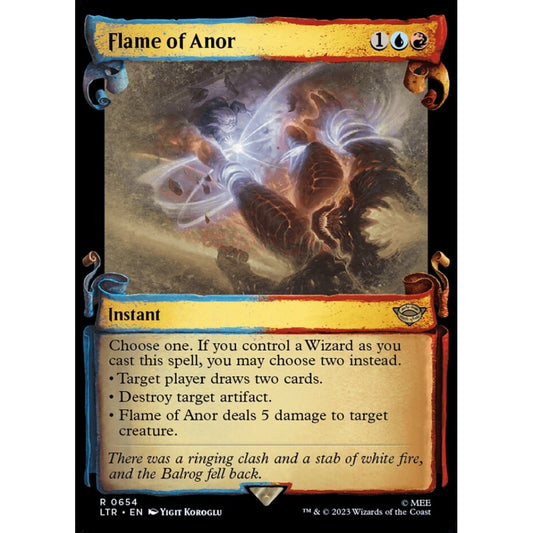 Flame of Anor, rare, 654, Magic the Gathering, The Lord of the Rings: Tales of Middle-earth