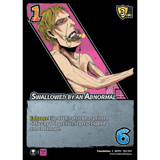 Swallowed by an Abnormal, 102/297, C, UniVersus, Attack on Titan: Battle for Humanity