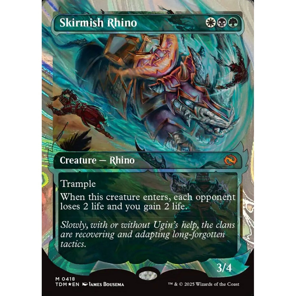 Skirmish Rhino mythic 418 Magic the Gathering Tarkir: Dragonstorm