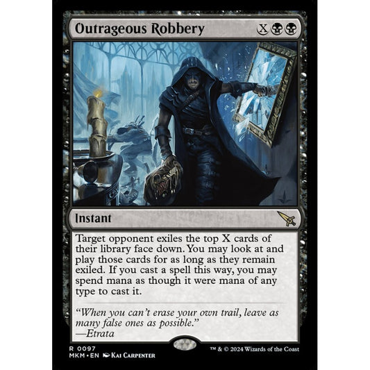 Outrageous Robbery rare 97 Magic the Gathering Murders at Karlov Manor