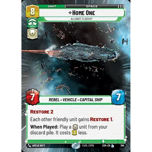 Home One, 366, L, Star Wars Unlimited, Sparks Of Rebellion