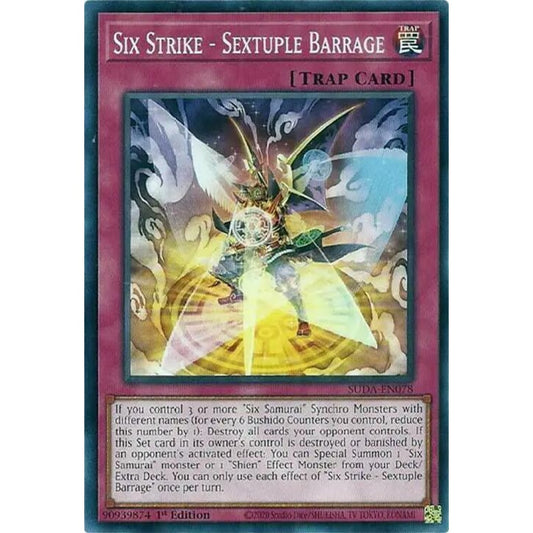 Six Strike - Sextuple Barrage SUDA-EN078 Common Yu-Gi-Oh Supreme Darkness