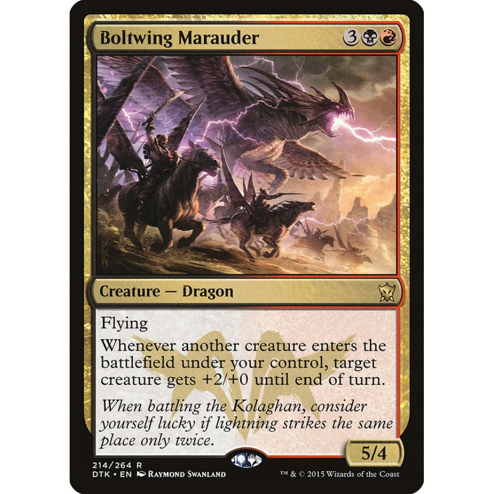 Boltwing Marauder rare 214 Magic the Gathering Dragons of Tarkir
