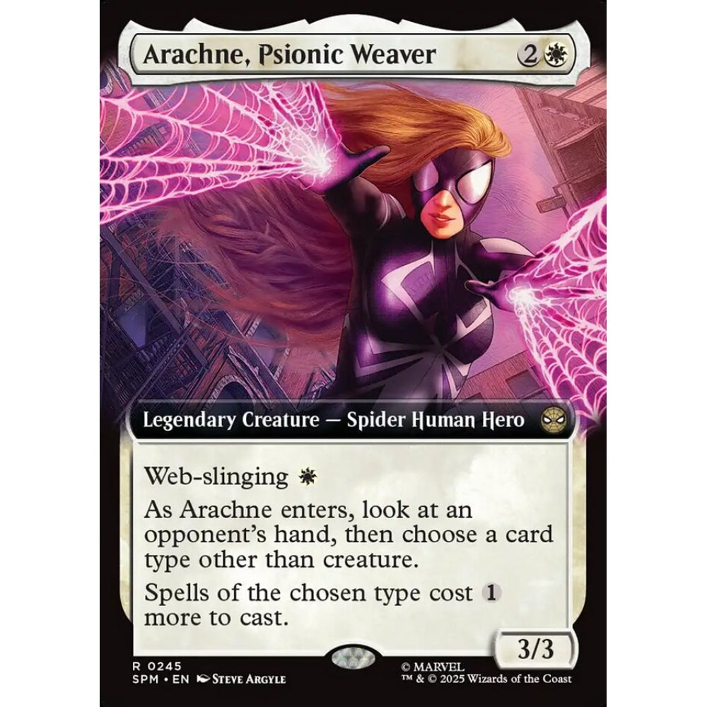 Arachne, Psionic Weaver rare 245 Magic the Gathering Marvel's Spider-Man