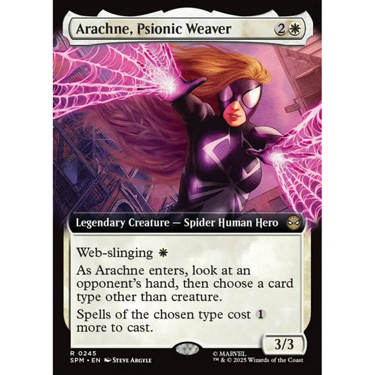 Arachne, Psionic Weaver rare 245 Magic the Gathering Marvel's Spider-Man