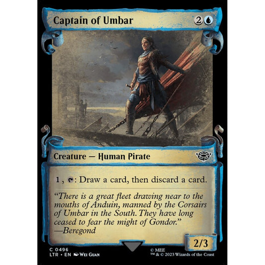 Captain of Umbar, common, 496, Magic the Gathering, The Lord of the Rings: Tales of Middle-earth