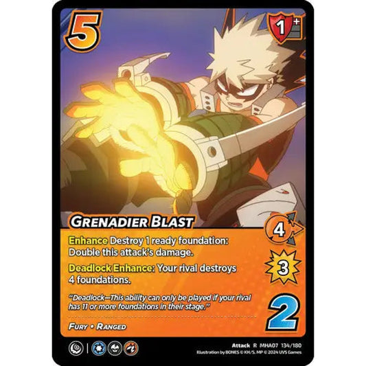 Grenadier Blast, 134/180, R, UniVersus, MHA07 Girl Power