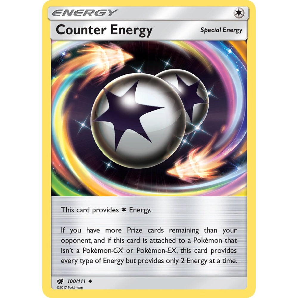 Counter Energy Uncommon 100/111 Pokemon Card Game Crimson Invasion