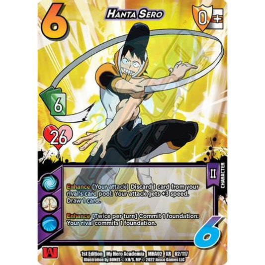 Hanta Sero, 82/117, XR, UniVersus, MHA02 Crimson Rampage
