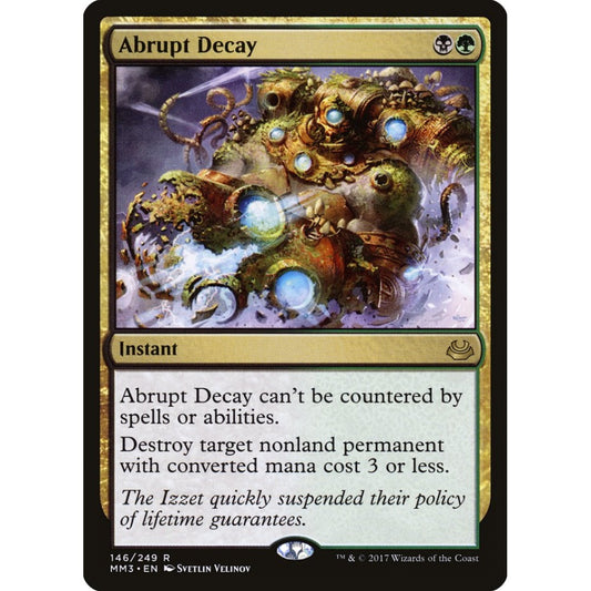 Abrupt Decay rare 146 Magic the Gathering Modern Masters 2017
