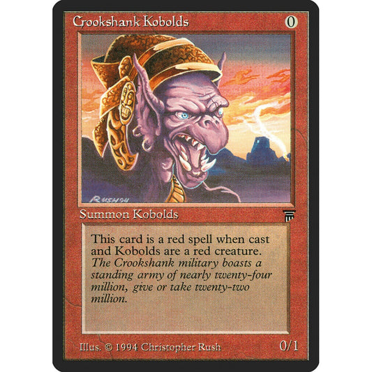 Crookshank Kobolds common 141 Magic the Gathering Legends