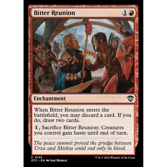 Bitter Reunion, 156, common, Magic: The Gathering, Outlaws of Thunder Junction